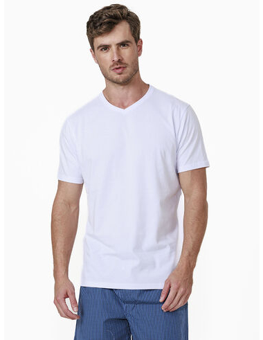 imagem de Pijama Vichy Azul/Marinho