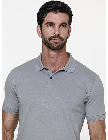 imagem de Polo Crepe Feel  Cinza Claro