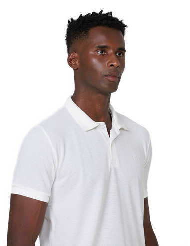 imagem de Polo Favo Span Off White