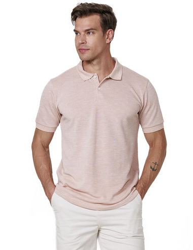 imagem de Polo Linen Texture  Kaki