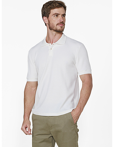 imagem de Polo M Canelada Valle Off White