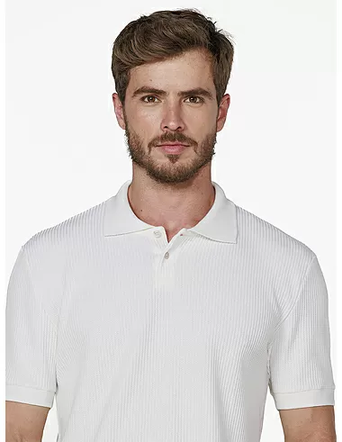 imagem de Polo M Canelada Valle Off White