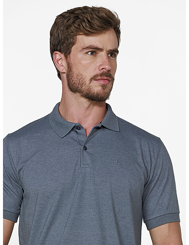 imagem de Polo M Mescla Blake Cinza