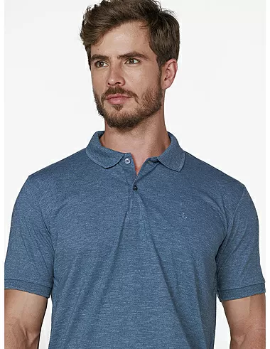 imagem de Polo M Slub Moulin Azul Marinho