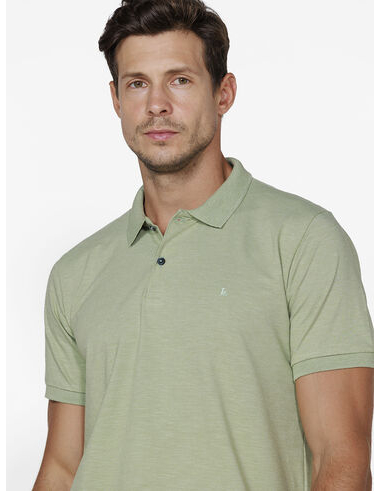imagem de Polo M Slub Moulinê Verde Oliva