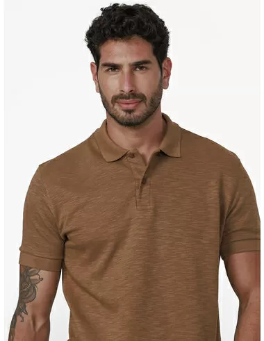 imagem de Polo Malha Dorset Caramelo