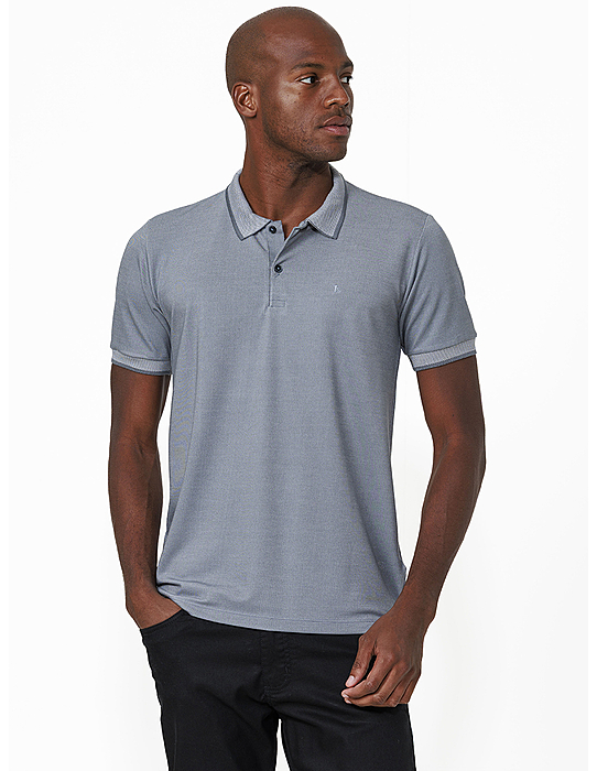 imagem de Polo Malha Modal Span  Cinza