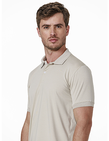 imagem de Polo Malha Pima Areia