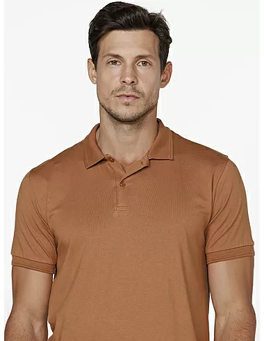 imagem de Polo Malha Pima Caramelo