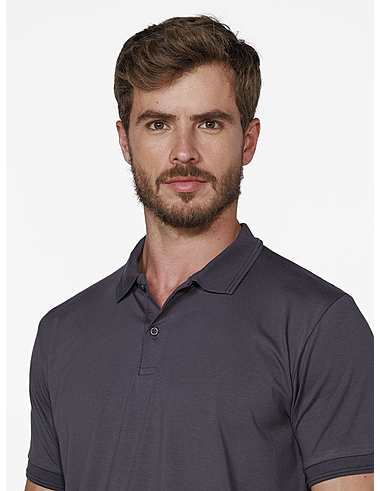 imagem de Polo Malha Pima Grafite