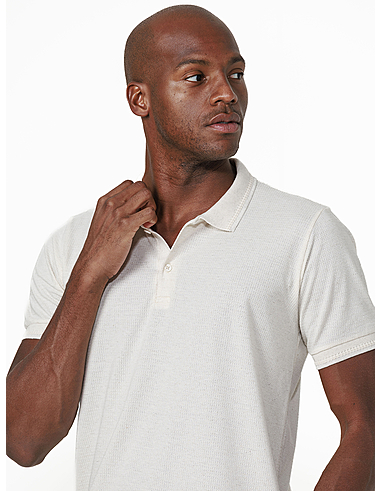 imagem de Polo Malha Tricot Linen Natural