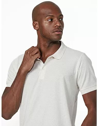 imagem de Polo Malha Tricot Linen Natural