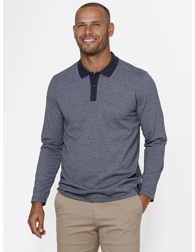 imagem de Polo Manga Longa Malha Dots 