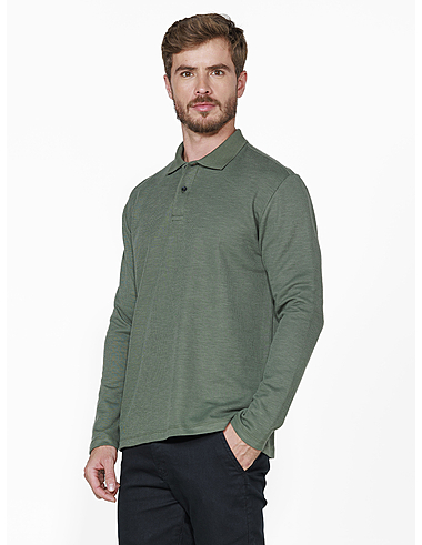 imagem de Polo Manga Longa Malha Scoth