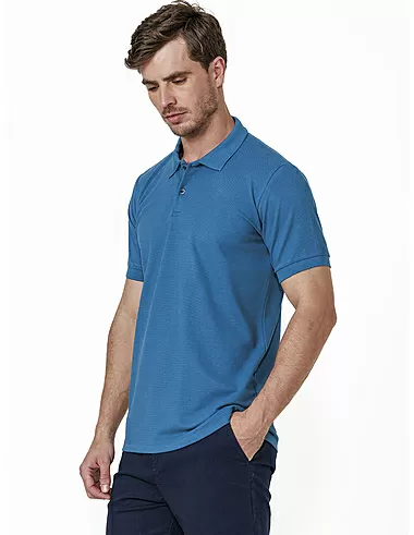 imagem de Polo Micro Favo Azul