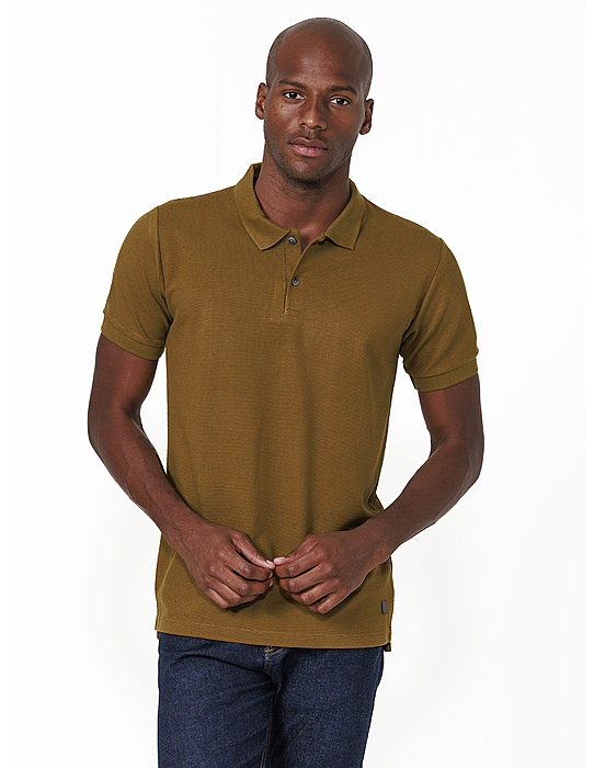 imagem de Polo Micro Favo Kaki