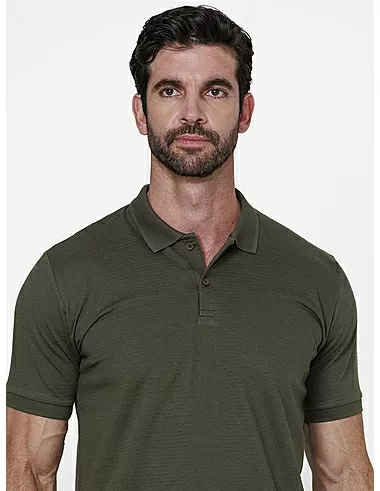imagem de Polo Nervura Astor Verde Musgo