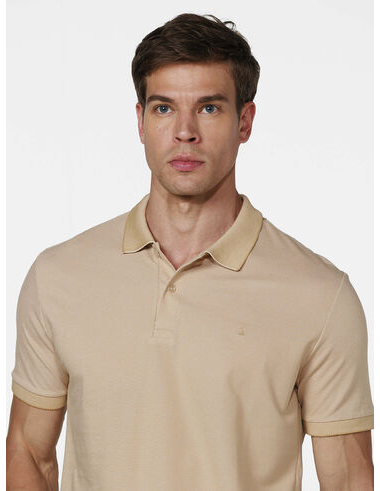 imagem de Polo Piquet Binado Light Khaki