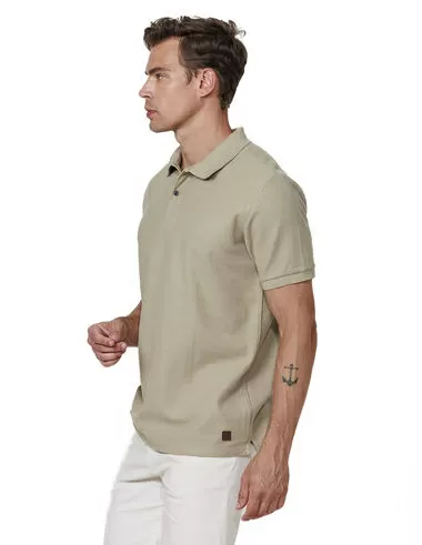 imagem de Polo Piquet Braid  Khaki 