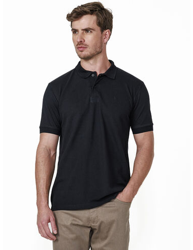 imagem de Polo Piquet Club Dubai Preto