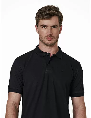 imagem de Polo Piquet Club Dubai Preto