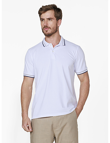 imagem de Polo Piquet Elegance Branco