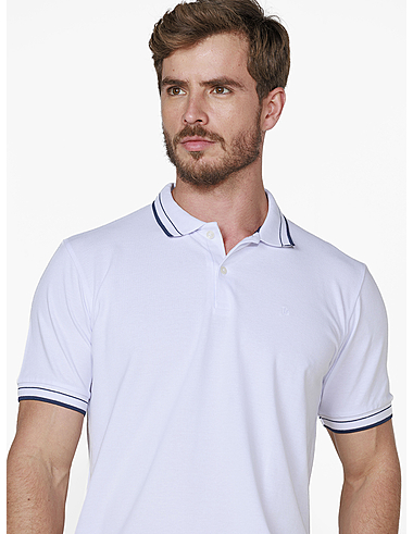 imagem de Polo Piquet Elegance Branco