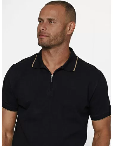imagem de Polo Piquet Favo Zper  Preto