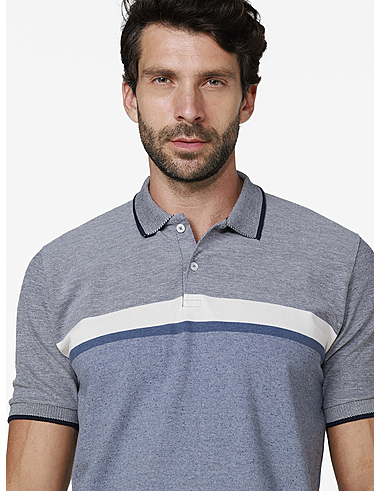 imagem de Polo Piquet Ft Marsala Azul