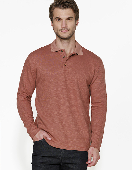 imagem de Polo Piquet Inverted Caramelo