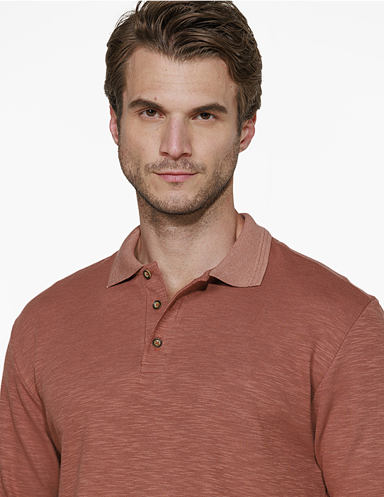 imagem de Polo Piquet Inverted Caramelo