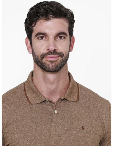 imagem de Polo Piquet Mouline Deck  Caramelo