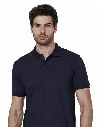 imagem de Polo Piquet Pima Azul Marinho