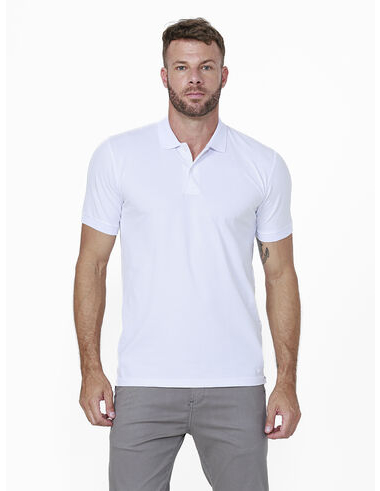 imagem de Polo Piquet Pima Branco