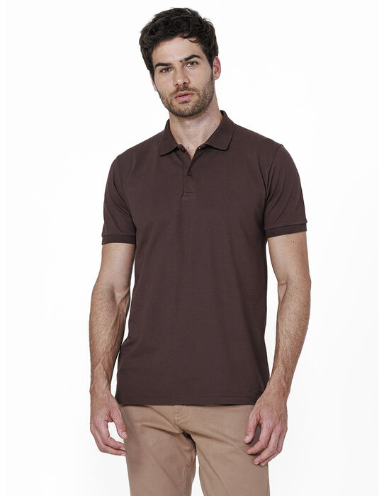 imagem de Polo Piquet Pima Colors Marrom