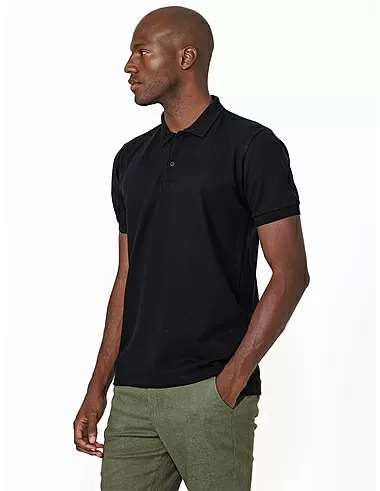 imagem de Polo Piquet Pima Royalty Preto