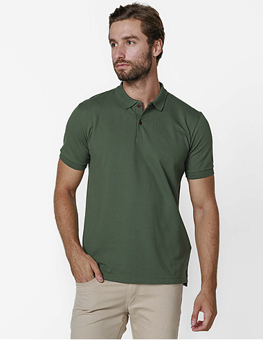 imagem de Polo Piquet Pima Royalty Verde