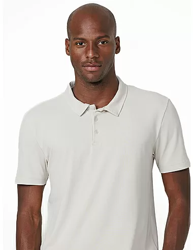 imagem de Polo Piquet Poliamida Areia