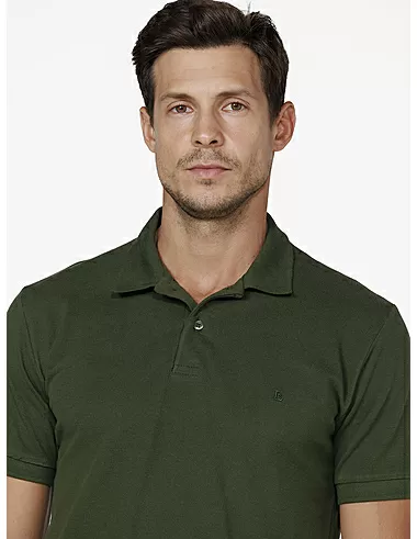 imagem de Polo Piquet Vision Verde Musgo