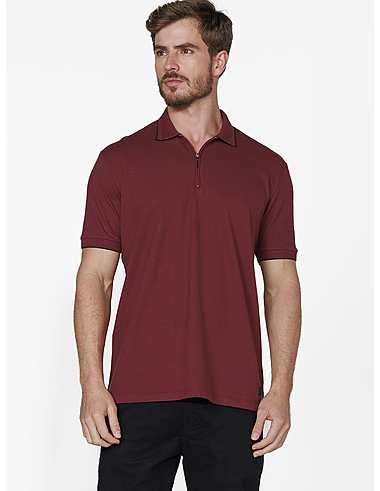 imagem de Polo Piquet Zíper Bricks