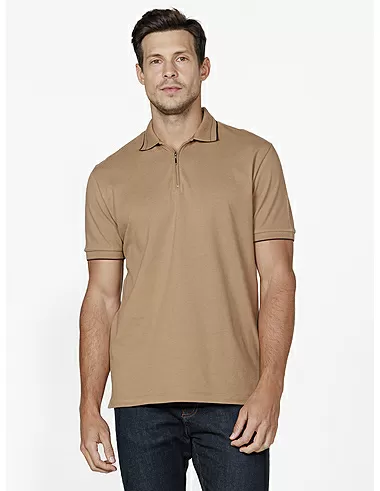 imagem de Polo Piquet Z�per Bricks