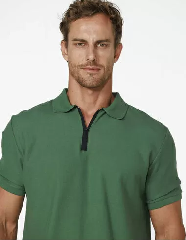 imagem de Polo Piquet Zper Hive Verde Folha