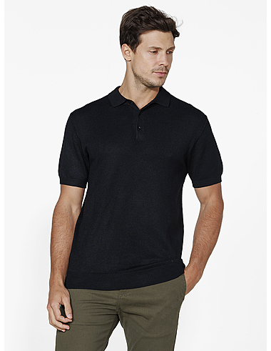 imagem de Polo Tricot Finlândia Preto