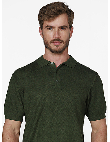 imagem de Polo Tricot Finlândia Verde Musgo