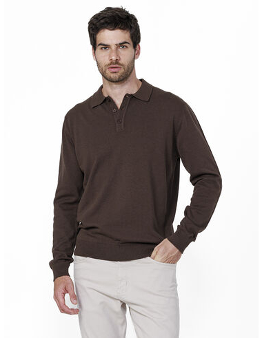 imagem de Polo Tricot Manga Longa Expresso