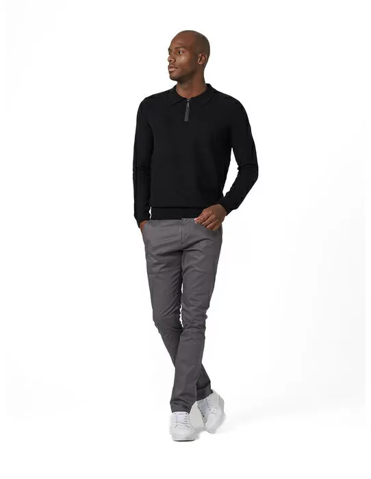 imagem do produto Polo Tricot Manga Longa Z�per