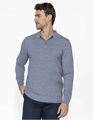 imagem de Polo Tricot Quebec Indigo