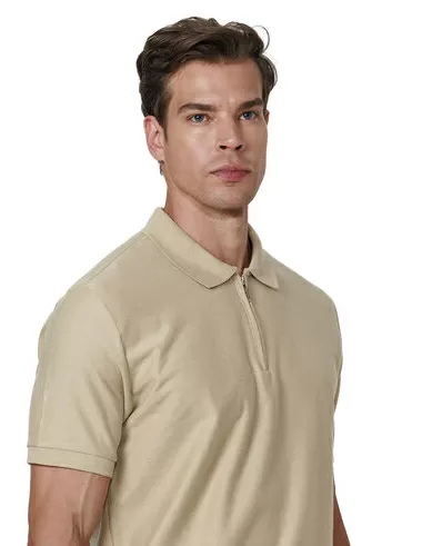 imagem de Polo Zper Malha Sarja Kaki