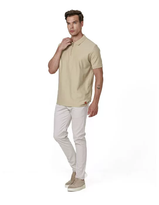 imagem do produto Polo Zper Malha Sarja