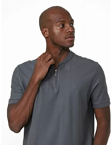 imagem de Polo Ziper Sport Grafite